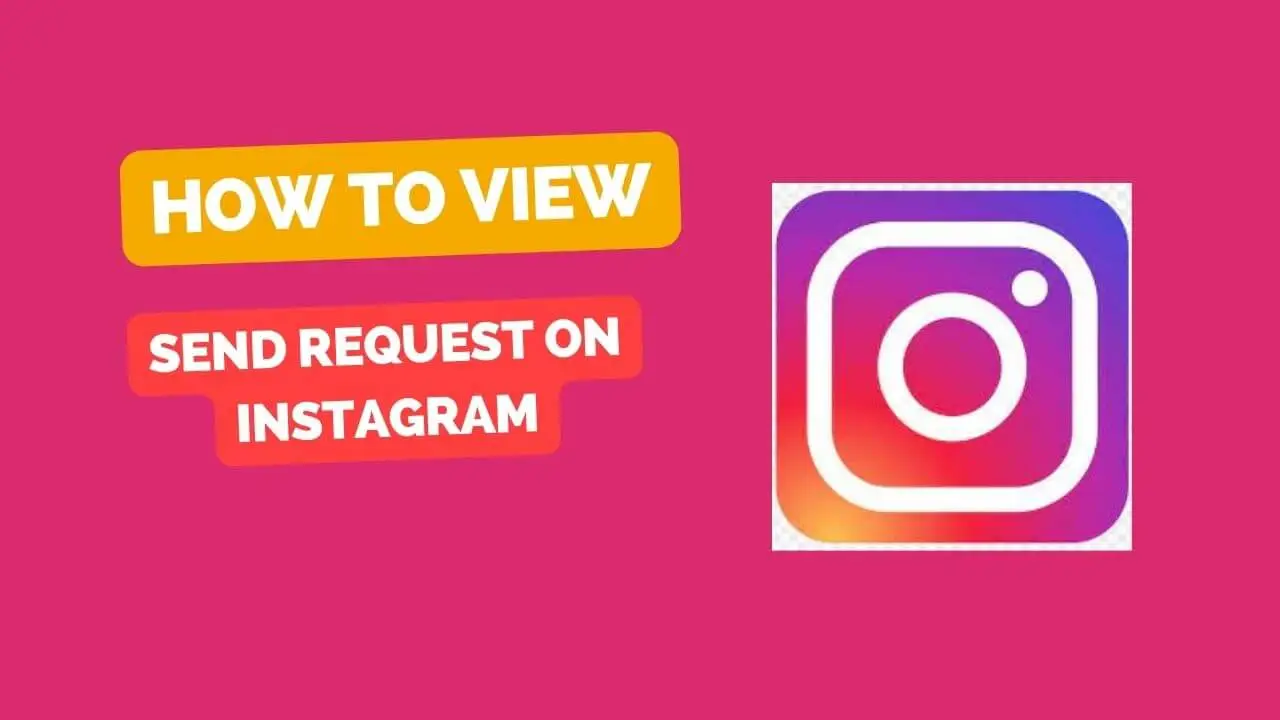 send request on Instagram