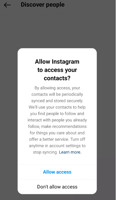 Find Your Contacts on Instagram