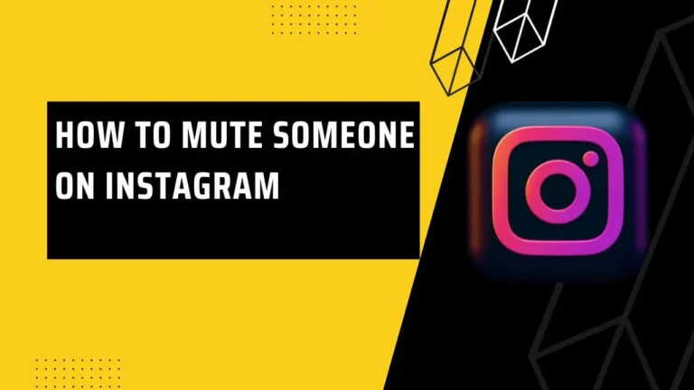 mute someone on Instagram